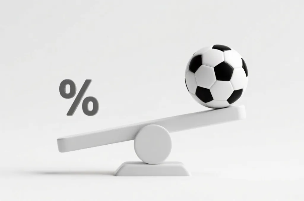 An abstract concept of balance and data analysis without logos